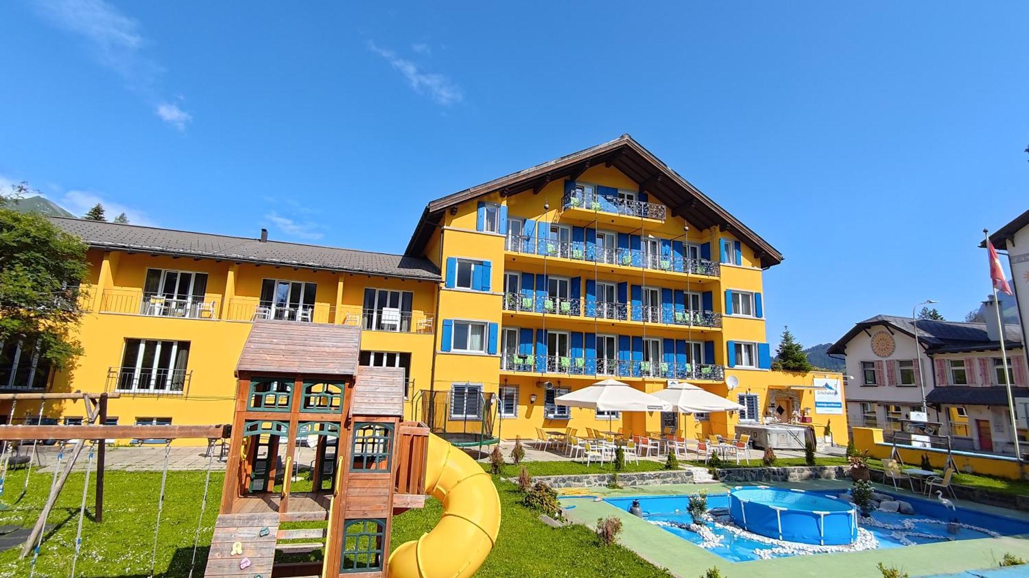 Grischalodge Das Hotel Mit Bergblick Seit 1929 - Schlicht, Preiswert Und Mit Einem Touch Nostalgie Parpan Exterior foto